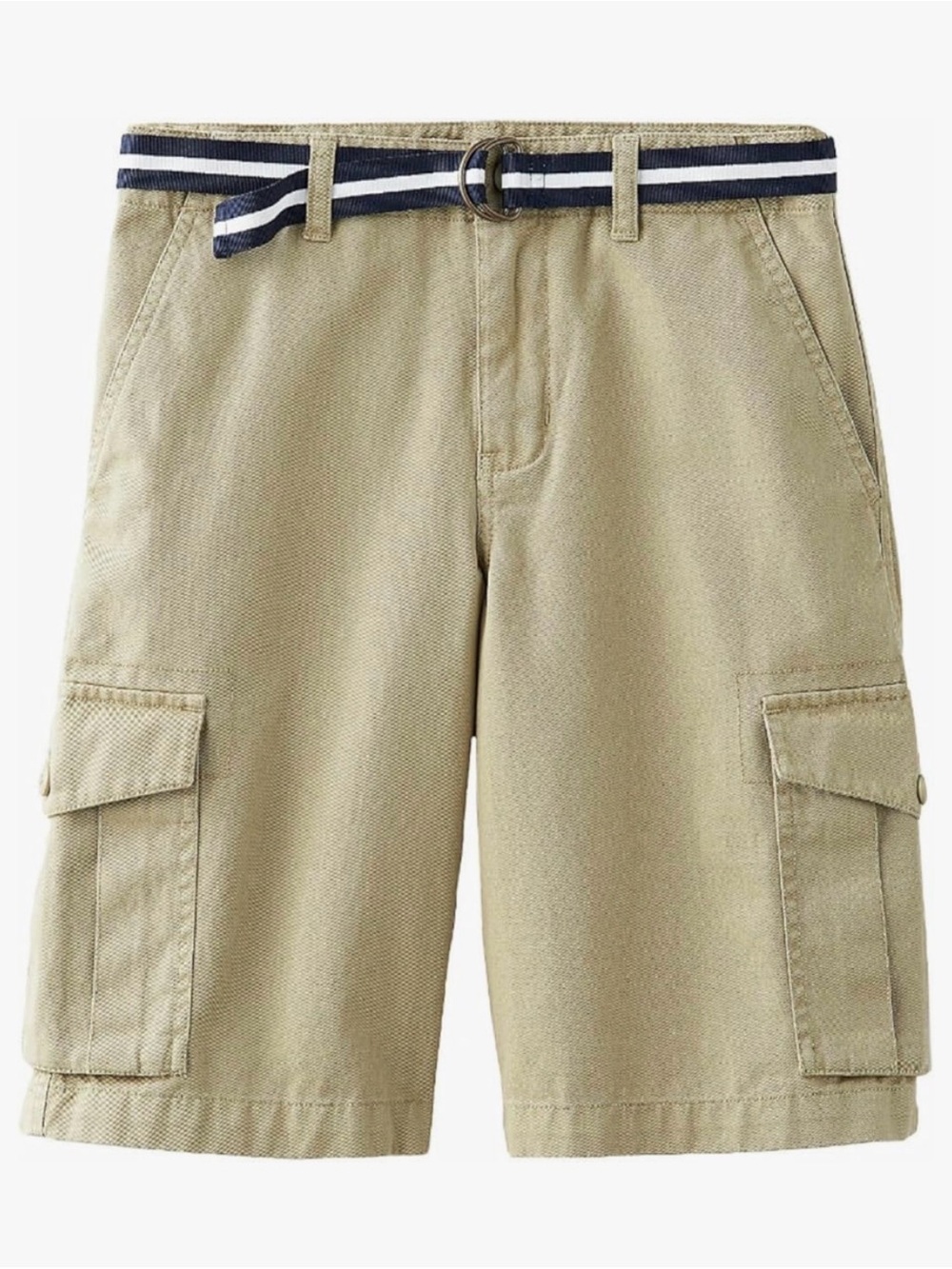 Chaps Boys Belted Cargo Shorts & Tommy Hilfiger S/S Tee - Size 14 - Khaki/Blue - Picture 3 of 3